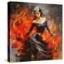 Flemenco Fire No. 3-Marta Wiley-Stretched Canvas