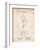 Fleming Valve Patent-Cole Borders-Framed Art Print