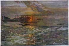 British Seaplane on Coastal Patrol-Fleming Williams-Framed Stretched Canvas