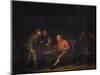 Flemings Playing Dice, 17th Century-Adriaen Van Ostade-Mounted Giclee Print