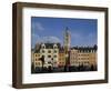 Flemish Buildings in the Grand Place Tower in Centre, Lille, France-David Hughes-Framed Photographic Print