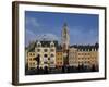 Flemish Buildings in the Grand Place Tower in Centre, Lille, France-David Hughes-Framed Photographic Print