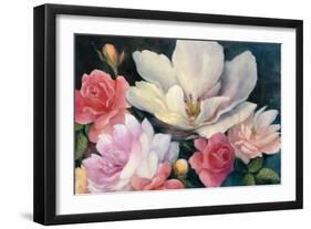 Flemish Fantasy Rose Crop-Julia Purinton-Framed Art Print