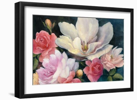 Flemish Fantasy Rose Crop-Julia Purinton-Framed Art Print