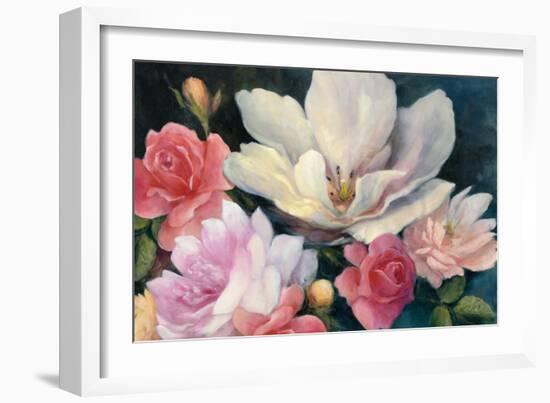 Flemish Fantasy Rose Crop-Julia Purinton-Framed Art Print