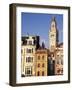 Flemish Houses and Belfry of the Nouvelle Bourse, Grand Place, Lille, Nord, France-David Hughes-Framed Photographic Print