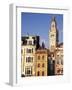 Flemish Houses and Belfry of the Nouvelle Bourse, Grand Place, Lille, Nord, France-David Hughes-Framed Photographic Print