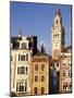 Flemish Houses and Belfry of the Nouvelle Bourse, Grand Place, Lille, Nord, France-David Hughes-Mounted Photographic Print