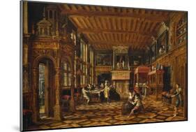 Flemish Interior, Paul Vredeman De Vries (1567-After 1630)-null-Mounted Giclee Print