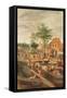 Flemish Kermesse-Gillis Mostaert-Framed Stretched Canvas