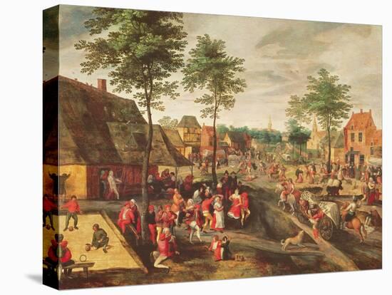 Flemish Kermesse-Gillis Mostaert-Stretched Canvas