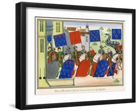 Flemish King and Soldiers-null-Framed Art Print