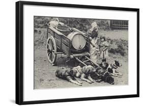 Flemish Milkmaid and Mobile Dairy-null-Framed Photographic Print