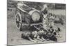 Flemish Milkmaid and Mobile Dairy-null-Mounted Photographic Print