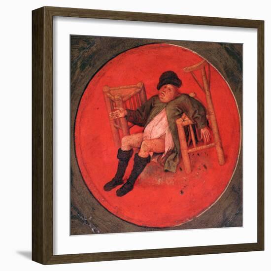 Flemish Proverb, C1558-1560-Pieter Bruegel the Elder-Framed Giclee Print