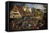 Flemish Proverbs, 1559-Pieter Bruegel the Elder-Framed Stretched Canvas