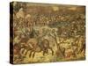 Flemish Tapestry Based on Cartoons by Bernaert Van Orley Representing Charles V Imperial Troops Adv-null-Stretched Canvas