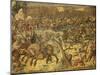 Flemish Tapestry Based on Cartoons by Bernaert Van Orley Representing Charles V Imperial Troops Adv-null-Mounted Giclee Print