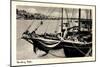 Flensburg, Partie Im Hafen, Segelschiff, Uferansicht-null-Mounted Giclee Print