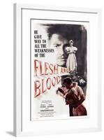 Flesh and Blood-null-Framed Art Print