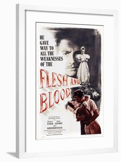 Flesh and Blood-null-Framed Art Print