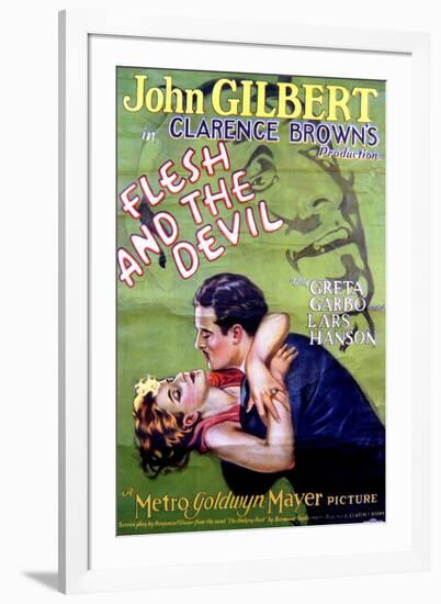 Flesh and the Devil - Movie Poster Reproduction-null-Framed Photo