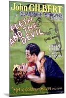 Flesh and the Devil - Movie Poster Reproduction-null-Mounted Photo