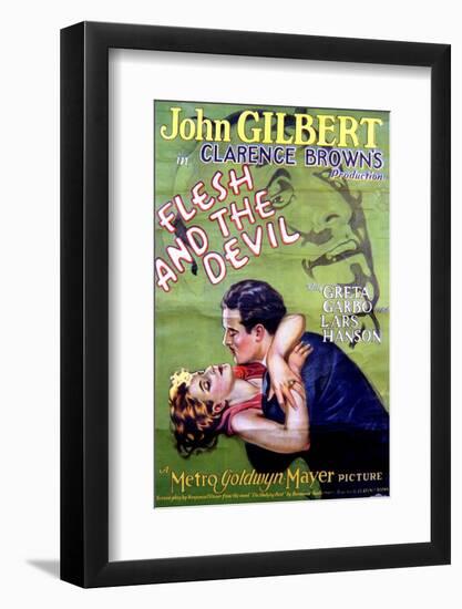 Flesh and the Devil - Movie Poster Reproduction-null-Framed Photo