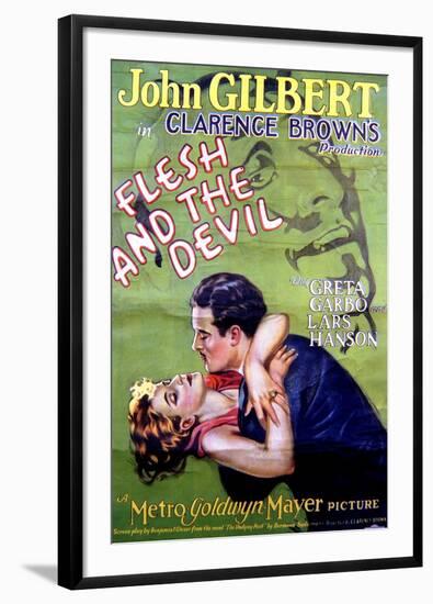 Flesh and the Devil - Movie Poster Reproduction-null-Framed Photo