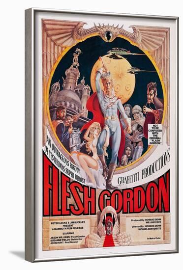 Flesh Gordon-null-Framed Art Print