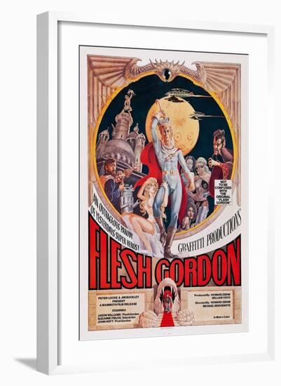 Flesh Gordon-null-Framed Art Print