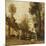 Flesselles, Street with Peasant and Cow-Jean-Baptiste-Camille Corot-Mounted Giclee Print