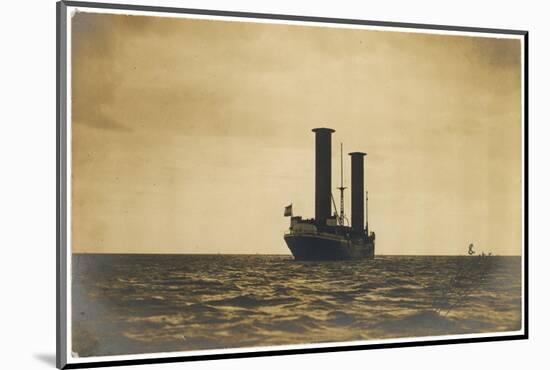 Flettner's Rotor Ship-null-Mounted Photographic Print