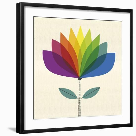 Fleur Chroma II-Sophie Ledesma-Framed Giclee Print