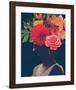 Fleur Collage I-Victoria Borges-Framed Art Print