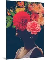 Fleur Collage I-Victoria Borges-Mounted Art Print