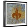 Fleur de Lis 2-Maeve Harris-Framed Giclee Print