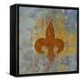 Fleur de Lis 2-Maeve Harris-Framed Stretched Canvas