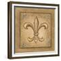 Fleur de Lis - Gold-Veruca Salt-Framed Art Print