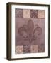 Fleur de Lis I-Todd Williams-Framed Art Print