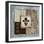 Fleur de Lis II-Michael Marcon-Framed Art Print