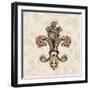 Fleur de Lis Motif I-Gregory Gorham-Framed Art Print