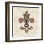 Fleur de Lis Motif I-Gregory Gorham-Framed Art Print