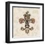 Fleur de Lis Motif I-Gregory Gorham-Framed Art Print