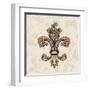 Fleur de Lis Motif I-Gregory Gorham-Framed Art Print