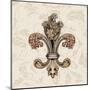 Fleur de Lis Motif I-Gregory Gorham-Mounted Art Print