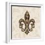 Fleur de Lis Motif II-Gregory Gorham-Framed Art Print