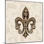 Fleur de Lis Motif II-Gregory Gorham-Mounted Art Print