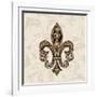 Fleur de Lis Motif II-Gregory Gorham-Framed Art Print