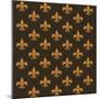 Fleur-de-lis Pattern-null-Mounted Giclee Print